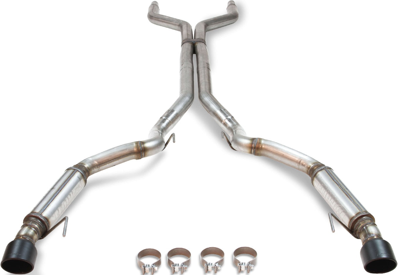 CAT-BACK EXHAUST,15-17 MUSTANG GT,5.0L,DUAL OUT REAR