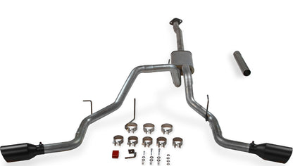 CAT-BACK EXHAUST,09-14 FORD F-150,DOS