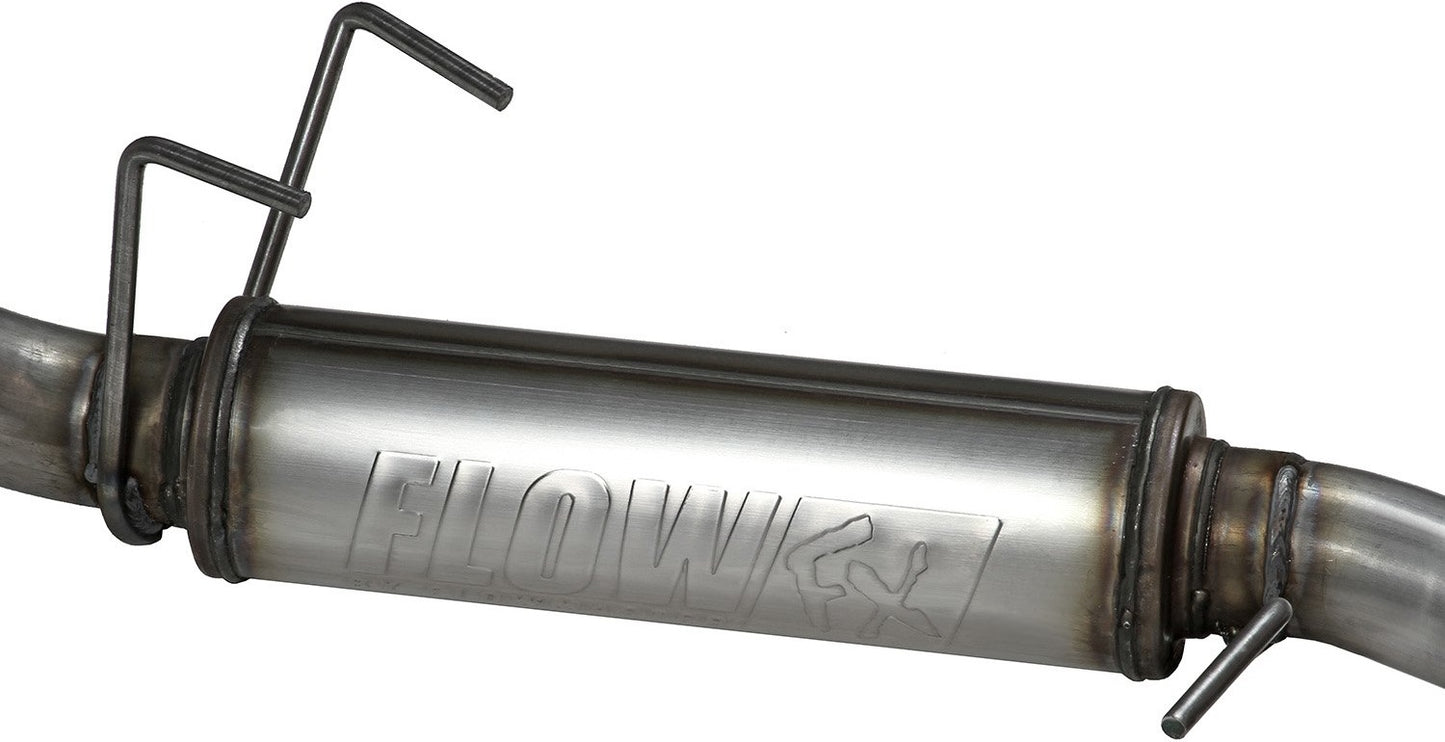 FLOWFX AXLE-BACK EXHAUST,11-14 MUSTANG V6,DUAL OUT REAR