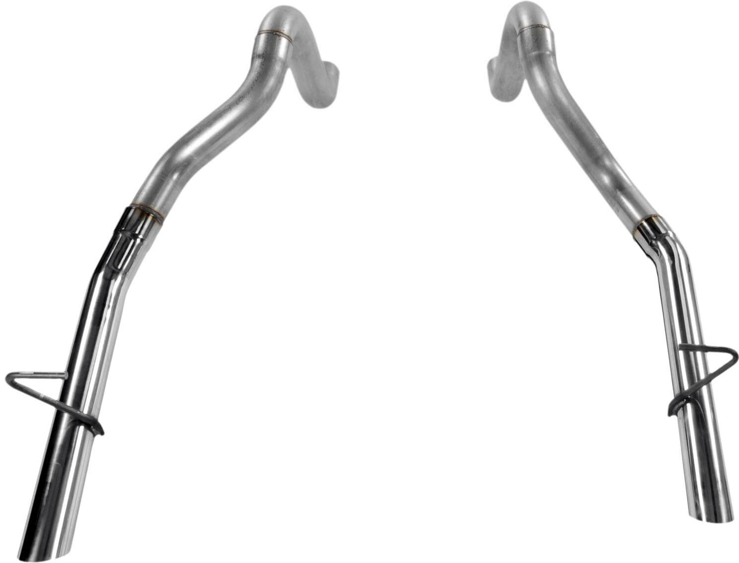 PRE-BENT TAILPIPES,86-93 MUSTANG 5.0,STAINLESS STEEL