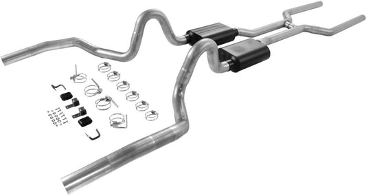 HEADER-BACK EXHAUST,68-72 A-BODY,V8,3,STAINLESS STEEL