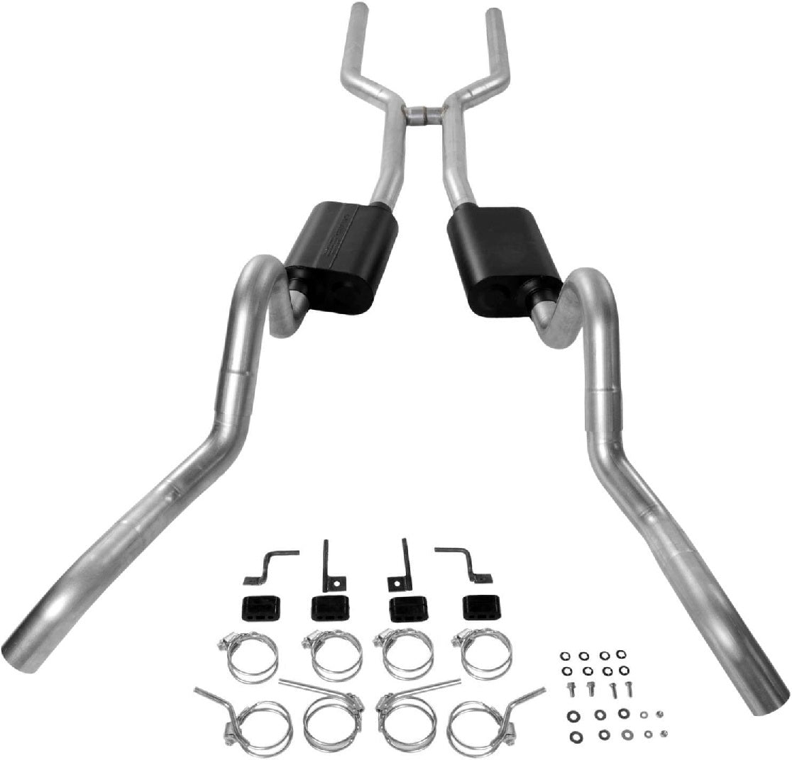 HEADER-BACK EXHAUST,64-67 A-BODY,V8,3,STAINLESS STEEL