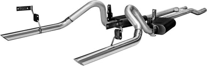 HEADER-BACK EXHAUST,64-66 MUSTANG,V8,STAINLESS STEEL