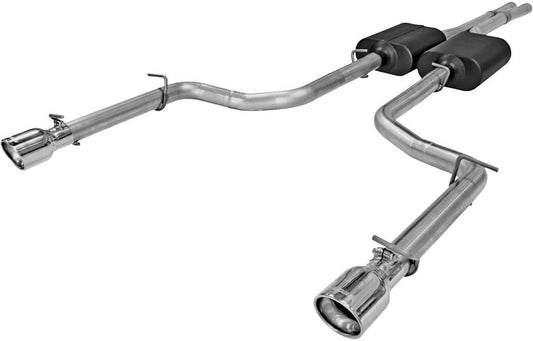 CAT-BACK EXHAUST,05-10 CHARGER RT,5.7,STAINLESS STEEL,DUAL OUT REAR
