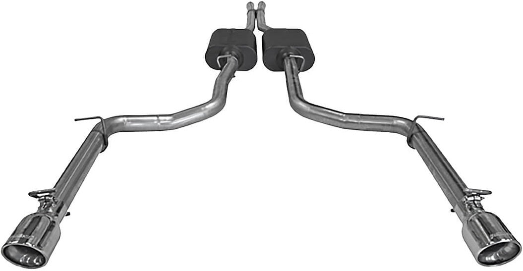 CAT-BACK EXHAUST,05-10 CHARGER RT,5.7,STAINLESS STEEL,DUAL OUT REAR