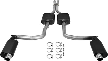 CAT-BACK EXHAUST,11-14 CHARGER RT,5.7,STAINLESS STEEL,DUAL OUT REAR