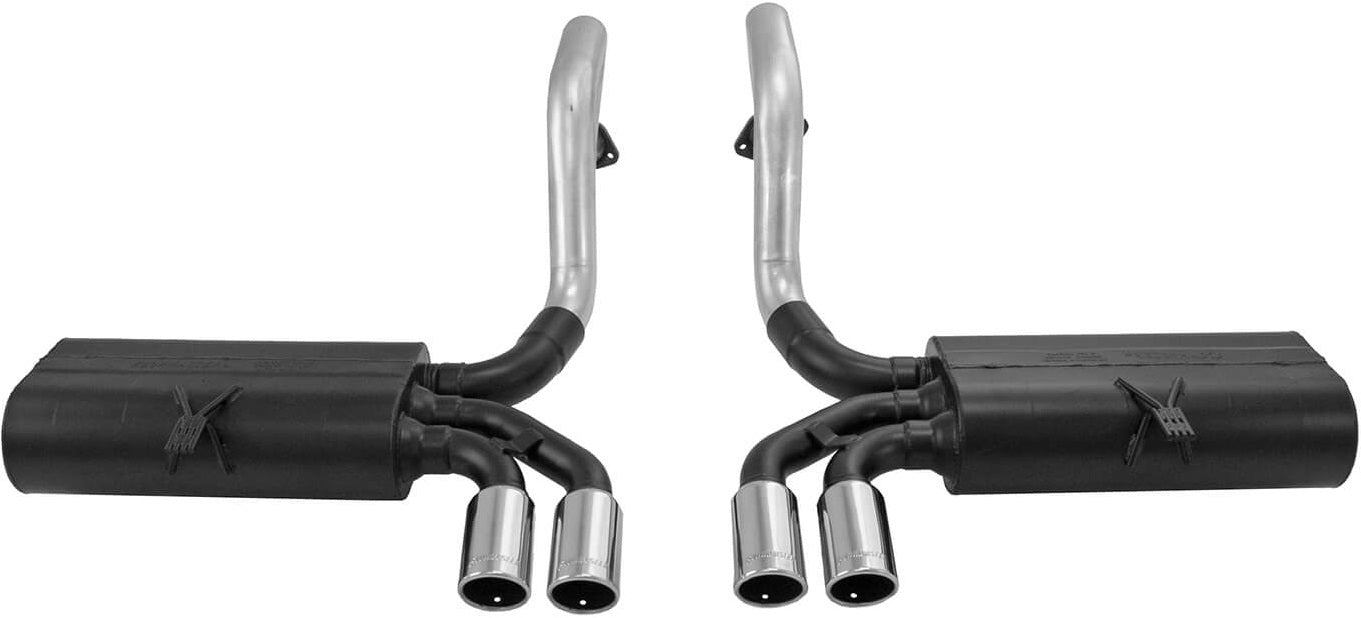 AXLE-BACK EXHAUST,FII,97-04 CORVETTE,STAINLESS STEEL