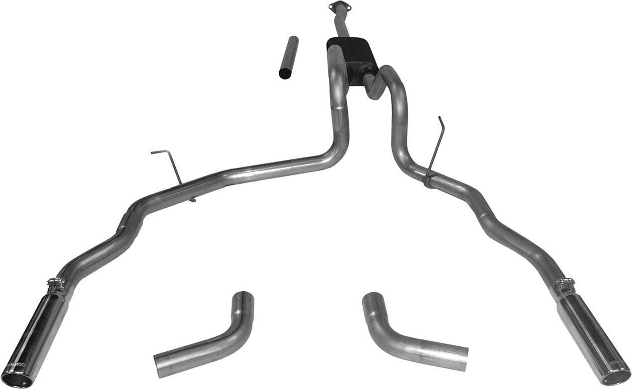 CAT-BACK EXHAUST,11-14 F150 ECO,3.5,STAINLESS STEEL,DOR/S