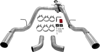 CAT-BACK EXHAUST,11-19 GM 2500HD,STAINLESS STEEL,DOR/S
