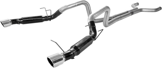CAT-BACK EXHAUST,11-12 MUSTANG GT,5.0,STAINLESS STEEL,DUAL OUT REAR