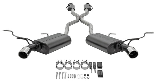 FORCE II CAT-BACK EXHAUST,DUAL OUT REAR,11-21 GRAND CHEROKEE,3.6L,5.7L