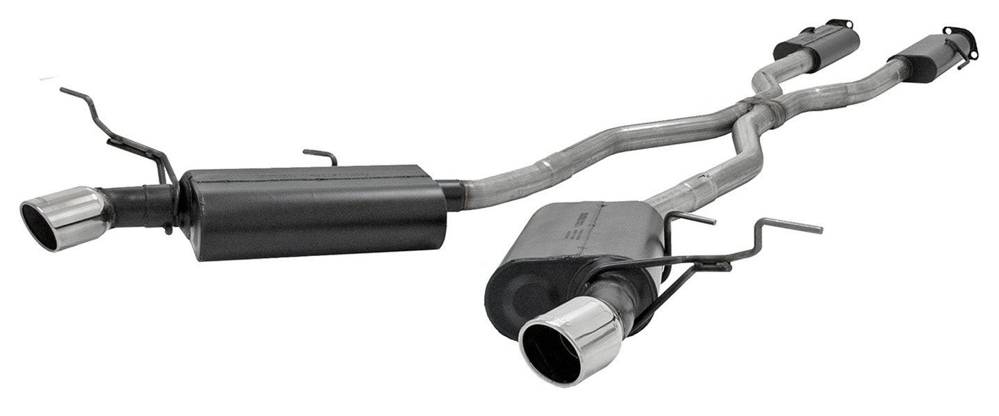 FORCE II CAT-BACK EXHAUST,DUAL OUT REAR,11-21 GRAND CHEROKEE,3.6L,5.7L