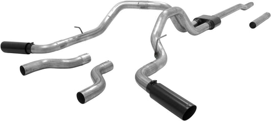 CAT-BACK EXHAUST,OUTLAW,04-08 F150,SS,DOR/S