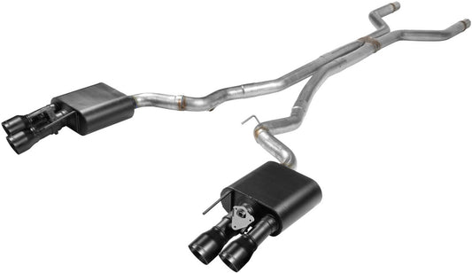 CAT-BACK EXHAUST,OUTLAW,18-20 MUSTANG GT,SS,W/VAL