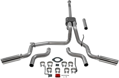 CAT-BACK EXHAUST,AMERICAN THUNDER,21-22 F-150,STAINLESS STEEL