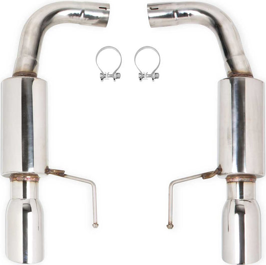 AXLE-BACK EXHAUST,2.5",15-17 MUSTANG GT,POLISHED