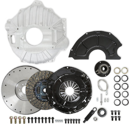 BELLHOUSING KIT,70-90 BBC,168T,26 SPLINE,EXT BALANCE>GM TKO/TKX