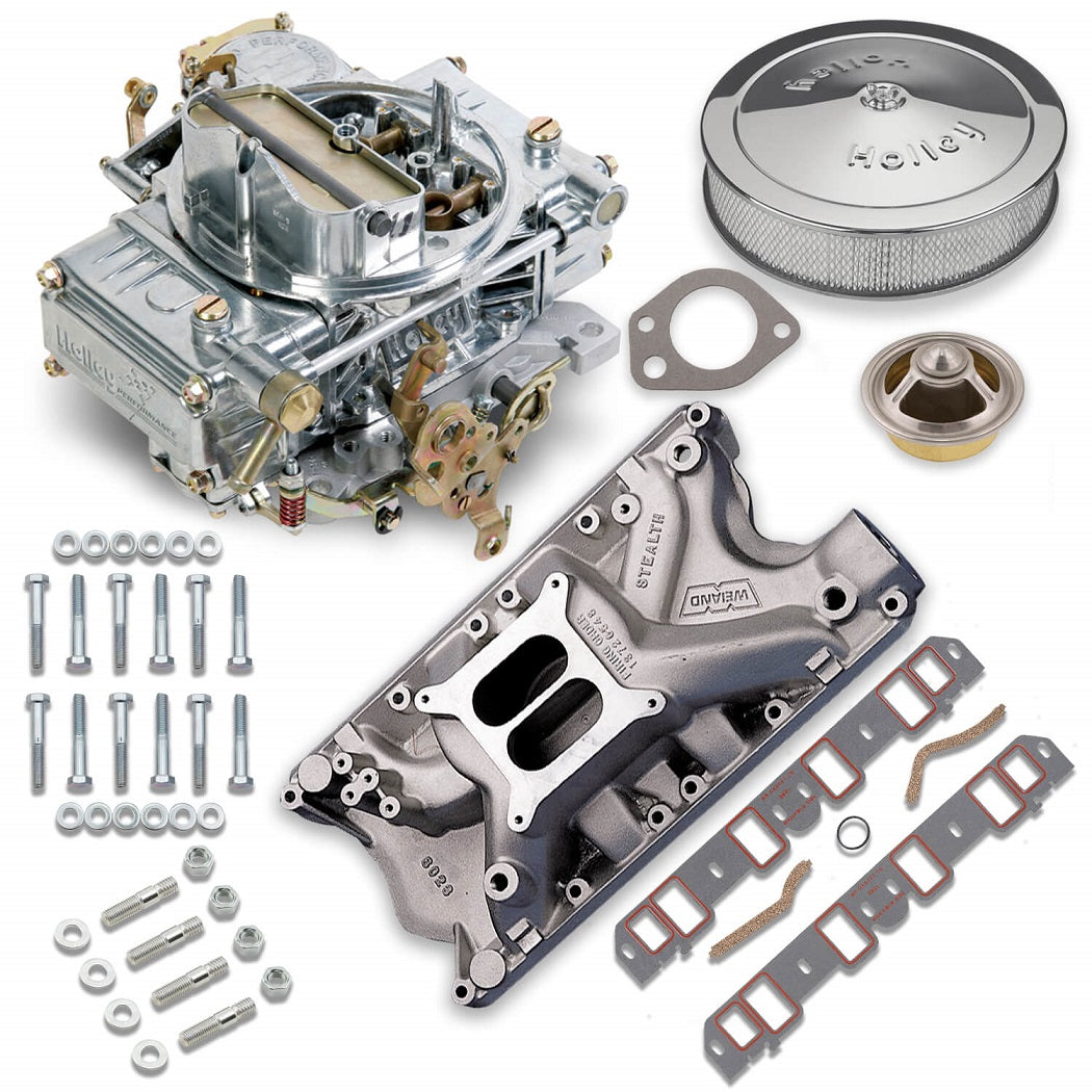 CARBURETOR & MANIFOLD KIT,600,FORD 351W,HOLLEY STREET WARRIOR