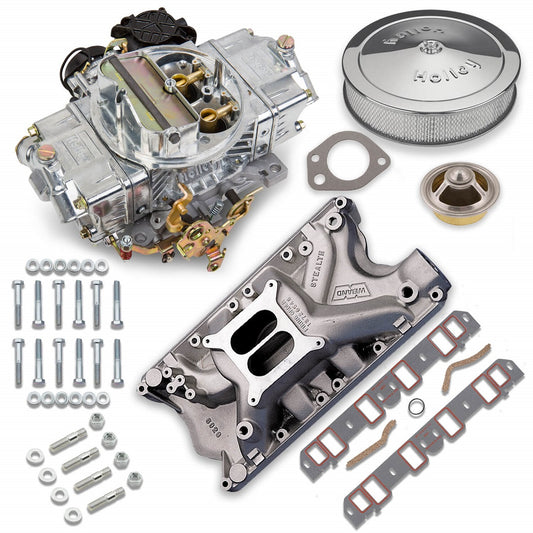 CARBURETOR & MANIFOLD KIT,770,FORD 351W,HOLLEY STREET AVENGER