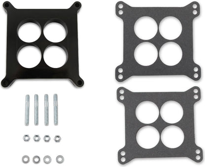 CARBURETOR SPACER,4150/4160,PHENOLIC,4-HOLE,1"