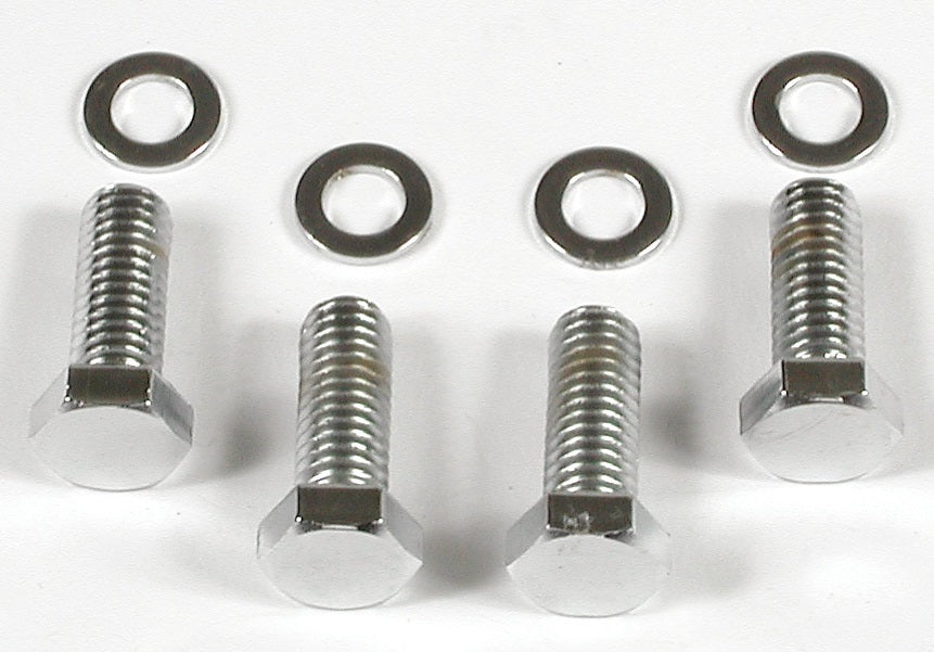 INTAKE MANIFOLD BOLT KIT,HEX,CHROME,BBC