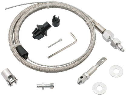 THROTTLE CABLE KIT,SS,36" MAX