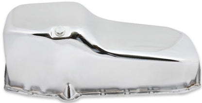 OIL PAN,SBC,65-79,CHROME