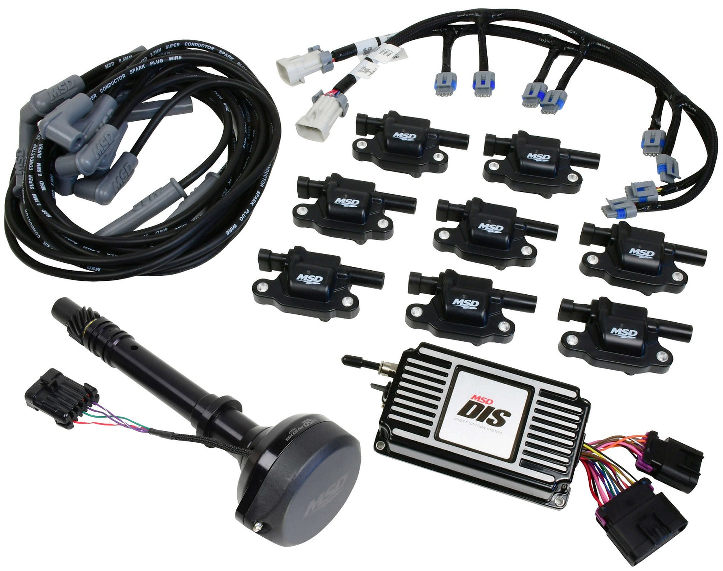 DIS IGNITION KIT,ECU,WIRES,SBC,BBC,BLACK