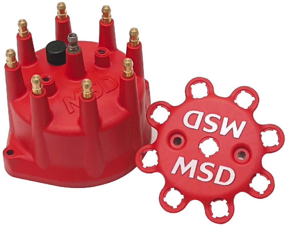 DISTRIBUTOR CAP,SMALL,MSD,RED