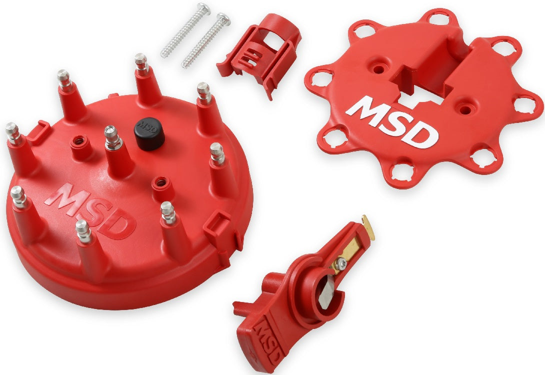 DISTRIBUTOR CAP & ROTOR,MSD FORD V-8 TFI