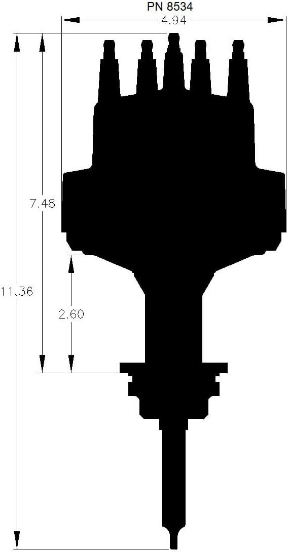 DISTRIBUTOR,PRO BILLET,MOPAR 318/340/360