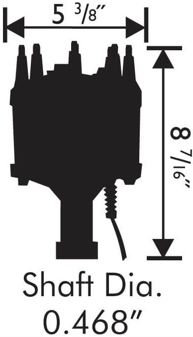 DISTRIBUTOR,PRO BILLET,FORD 289/302W,STEEL GEAR