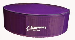 14 X 4 FILTER COVER,W/TOP,PURPLE