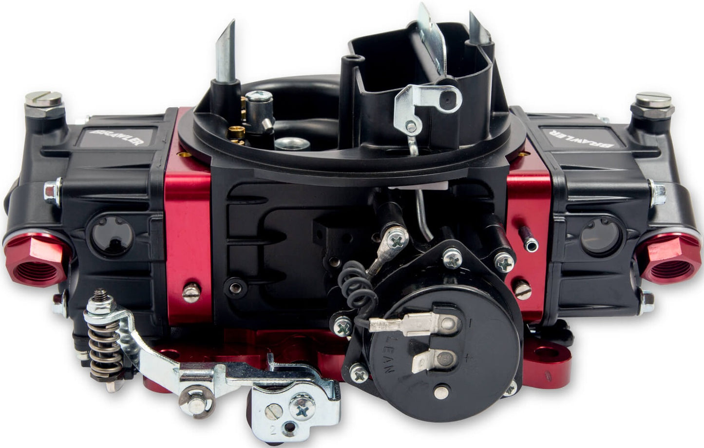 CARBURETOR,4150,600CFM,UNIV,MECHANICAL,ELECTRIC,BLACK,RED