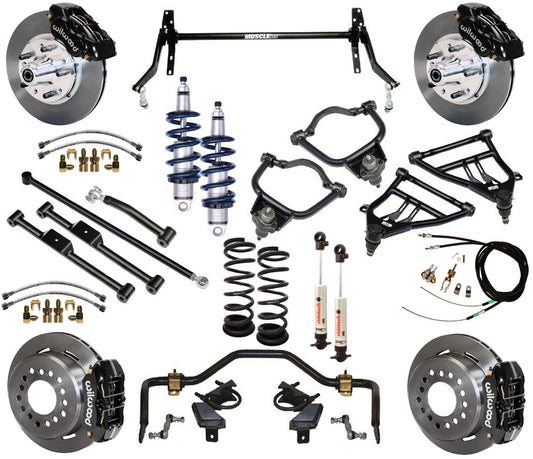 COILOVER SYSTEM,ARM,WIL 11" BRAKES,BLACK