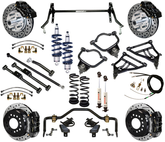 COILOVER SYSTEM,ARMS,BARS,11" DRILLED BRAKES