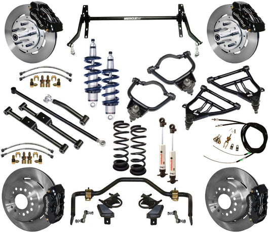 COILOVER SYSTEM,ARM,WIL 12" BRAKES,BLACK