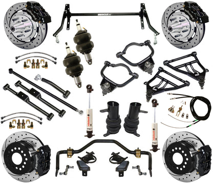 AIR SUSPENSION KIT,WIL 12" BRAKES,DRILLED