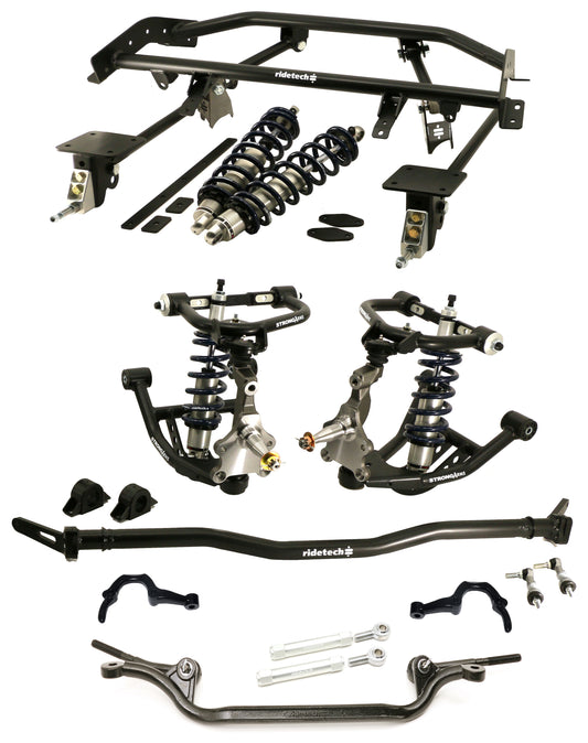 COILOVER & 4-LINK SYSTEM WITH TRUTURN STEERING KIT,67-69 GM F-BODY