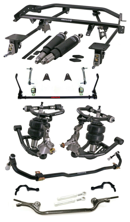 AIR RIDE & 4-LINK SYSTEM WITH REAR SWAY BAR AND TRUTURN STEERING KIT,67-69 GM F