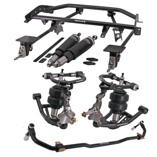 AIR RIDE SUSPENSION SYSTEM,4-LINK,CONTROL ARMS,SPINDLES,67-69 GM F-BODY