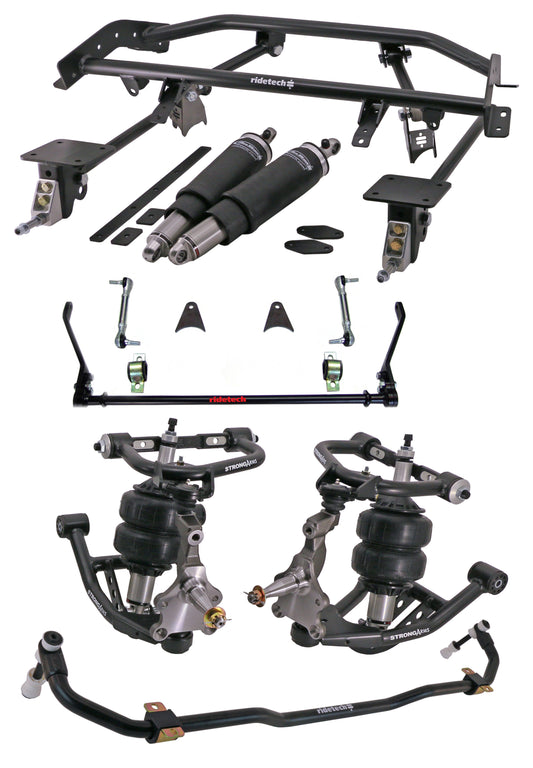 AIR RIDE & 4-LINK SYSTEM WITH REAR SWAY BAR,67-69 GM F-BODY