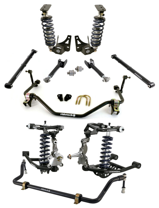 COILOVER SYSTEM,CONTROL ARMS,TRAILING,SWAY BARS,SPINDLES,68-72 GM A-BODY