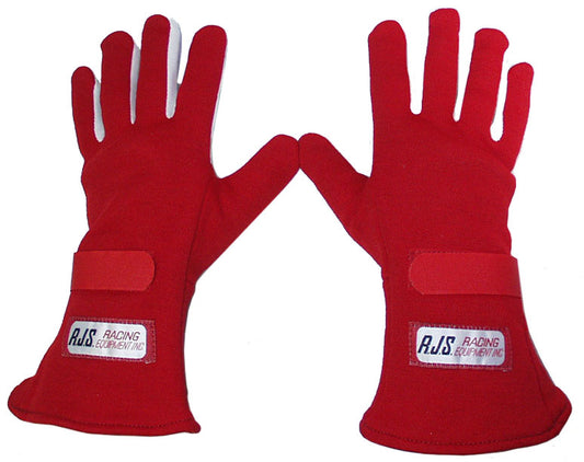 SINGLE LAYER GLOVES RED-EXTRA LARGE