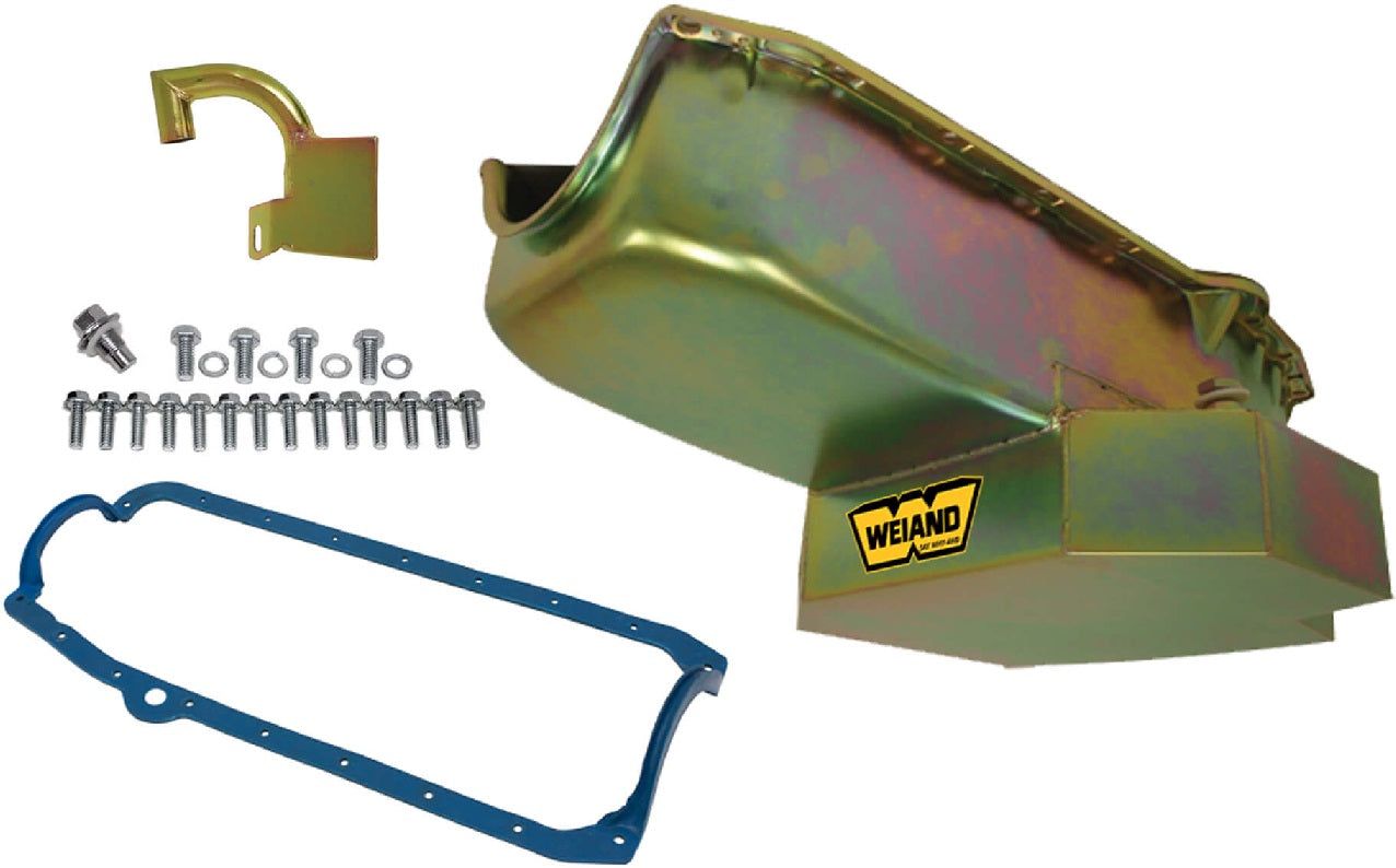 OIL PAN KIT,SBC,58-79,ROAD RACE,ZINC,7"