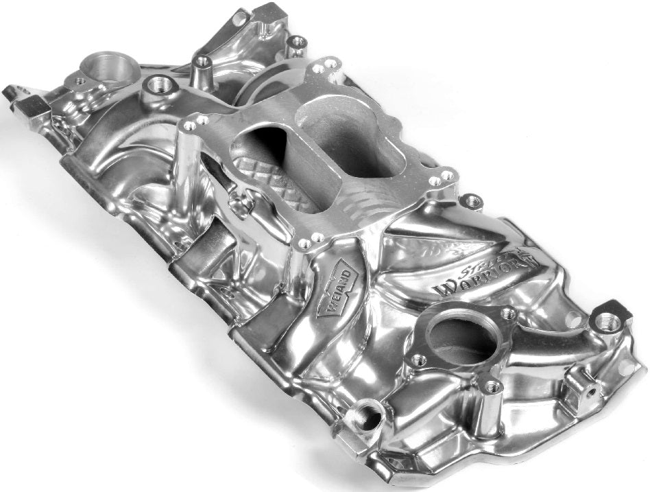 INTAKE MANIFOLD,SBC,POLISHED