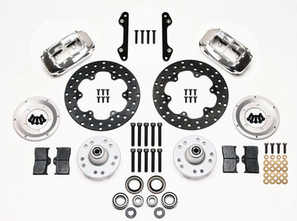 70-78 CAMARO DRAG KIT,FRONT,DRILLED ROTORS,POLISHED