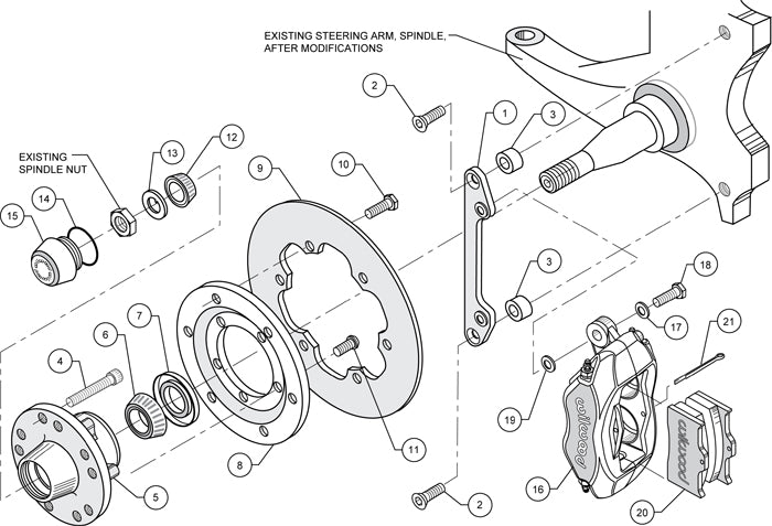 70-78 CAMARO DRAG KIT,FRONT,DRILLED ROTORS,POLISHED