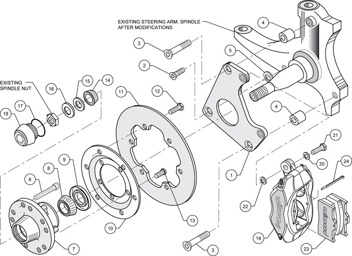 79-87 GM G BODY DRAG KIT,FRONT,10.75"