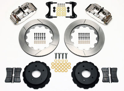 1965-1982 CORVETTE C2,C3 DISC BRAKE KIT,REAR,14" ROTORS,4 PISTON CALIPERS,POLISH